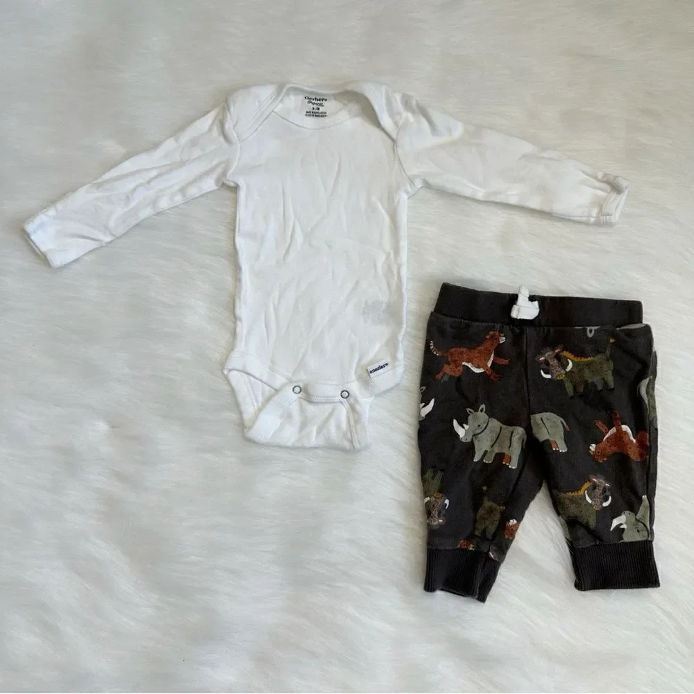 0-3 Months Baby Boy Autumn/Fall/Spring Clothes LOT